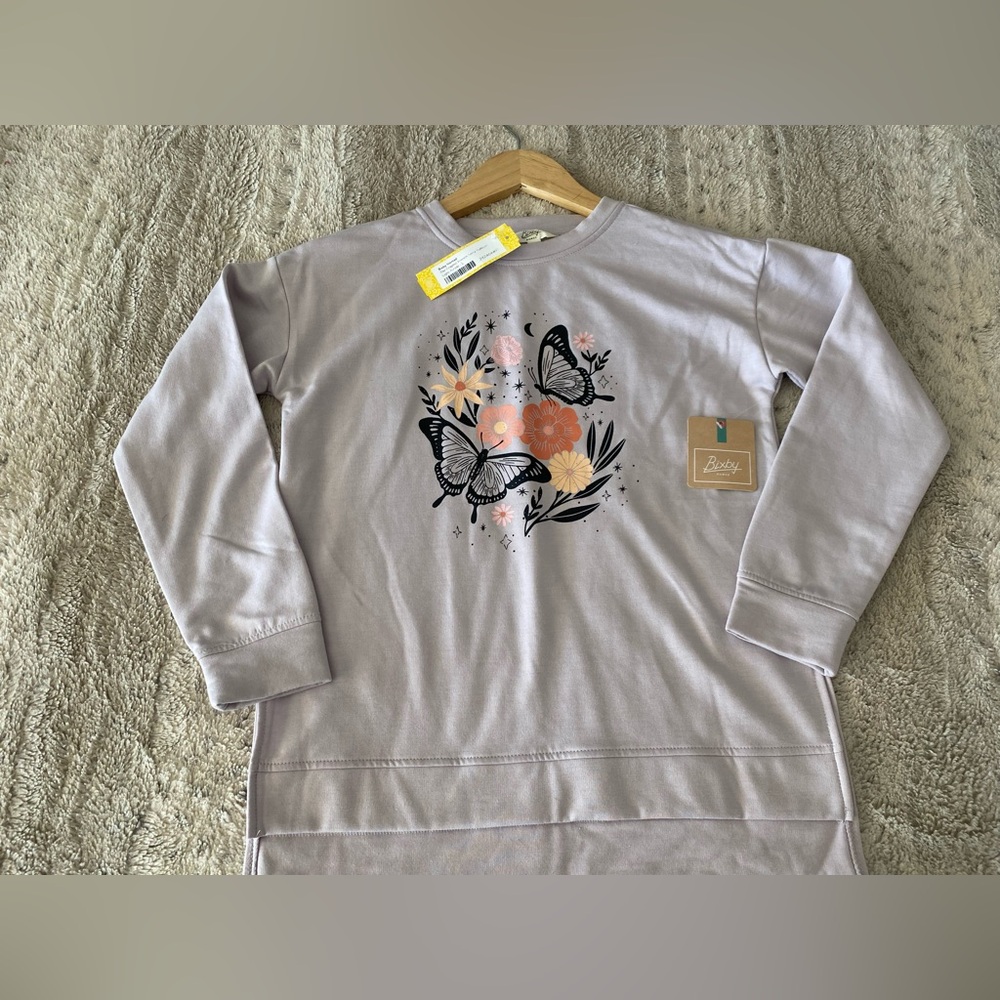 Brand new girls butterfly shirt